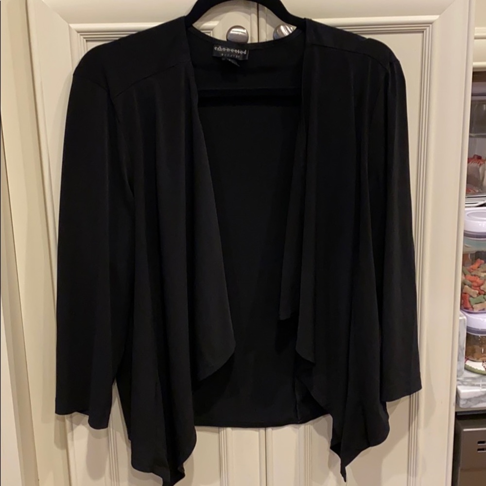 Black 3/4 length cardigan
